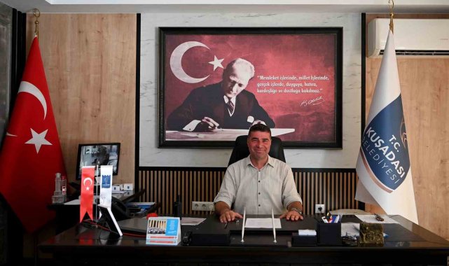 Kuşadası Belediyesi Zabıta Müdürlüğü'nde bayrak değişimi
