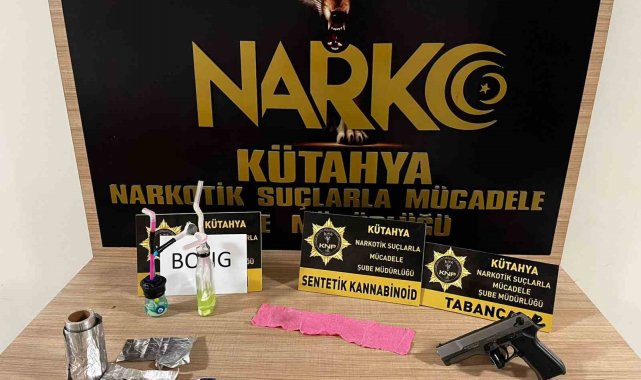 Kütahya'da uyuşturucu ticareti yapan şüpheli tutuklandı