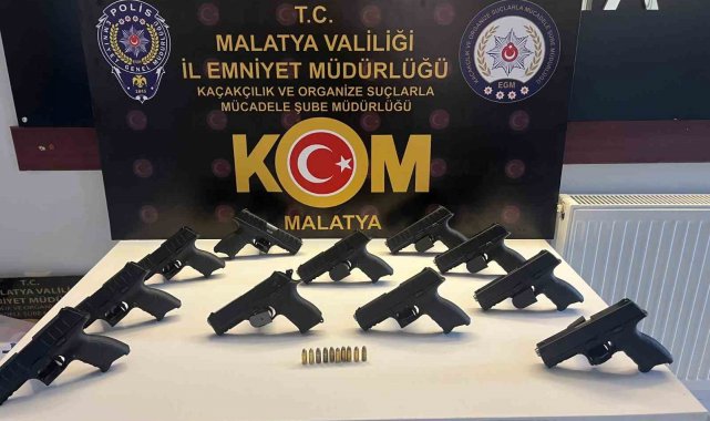 Malatya'da yasa dışı silah ticareti operasyonu: 3 tutuklama
