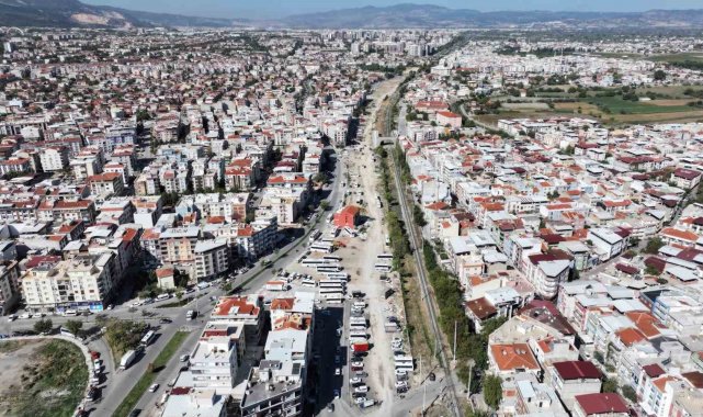 Manisa'nın trafiğine nefes aldıracak yolda çalışmalar sürüyor