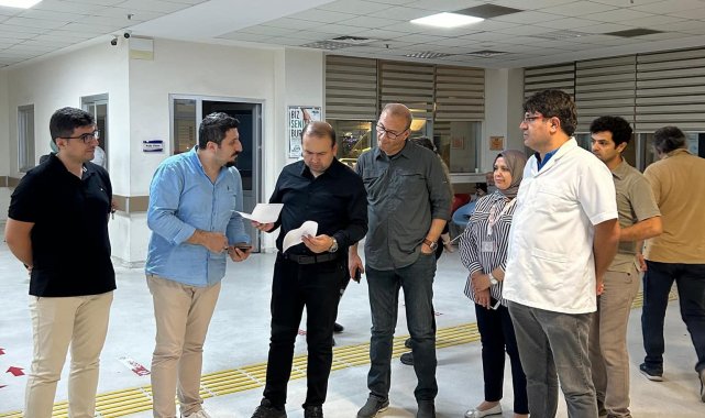 Müdür Şenkul'dan Kuşadası Devlet Hastanesi'nde akşam denetimi