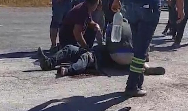 Niğde'de motosiklet ve otomobil çarpıştı, 1 kişi ağır yaralandı