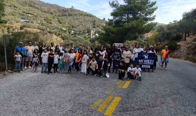 Öğrenciler doğa yürüyüşüne katıldı