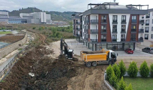 Ordu Şehir Hastanesi'ne ulaşım sağlayacak yol güzergahlarında çalışmalar başlatıldı