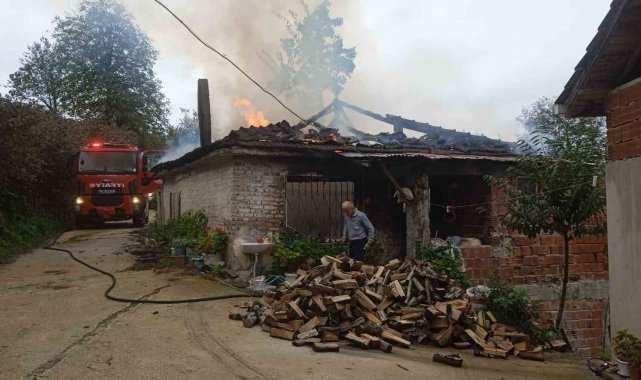 Ordu'da ev yangını