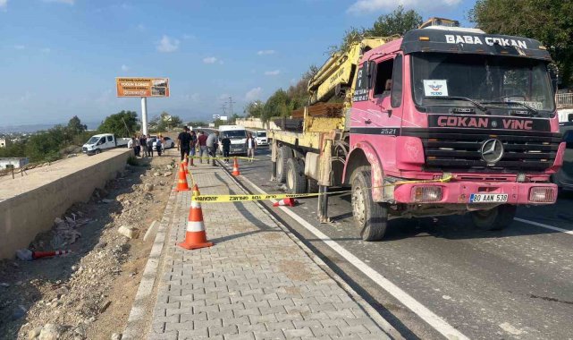 Osmaniye'de vincin çarptığı işçi hayatını kaybetti