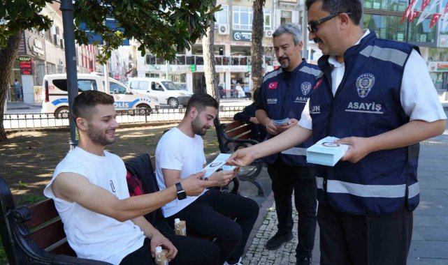 Polisten vatandaşlara 'yasa dışı bahis' ve 'dolandırıcılık' bilgilendirmesi