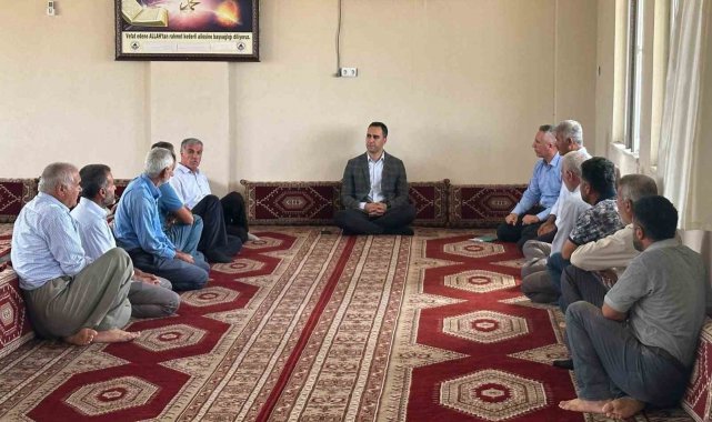 Samsat Kaymakamı Artar, köylerde incelemelerde bulunuyor