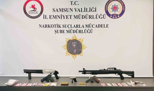 Samsun'da eş zamanlı uyuşturucu operasyonu: 17 gözaltı