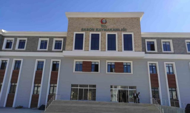 Sason'da yeni hükümet konağı hizmet vermeye başladı
