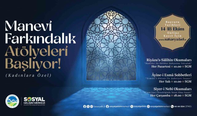 SGM'de Manevi Farkındalık Atölyesi başlıyor