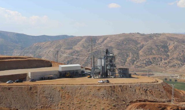 Siirt'te yeni asfalt üretim tesisi