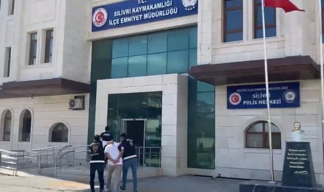 Silivri'de çocuğunun gözü önünde eşini darp eden adam yakalandı