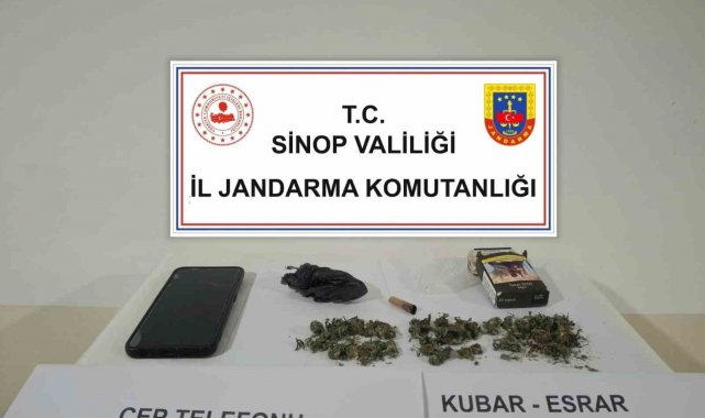Sinop'ta uyuşturucu operasyonu: 1 gözaltı