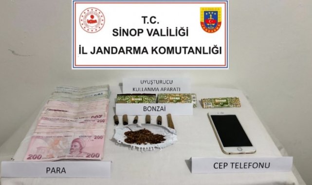 Sinop'ta uyuşturucu operasyonu: 2 gözaltı