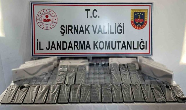 Şırnak'ta jandarma ekipleri 6 milyon 200 bin TL'lik kaçakçılığı önlendi