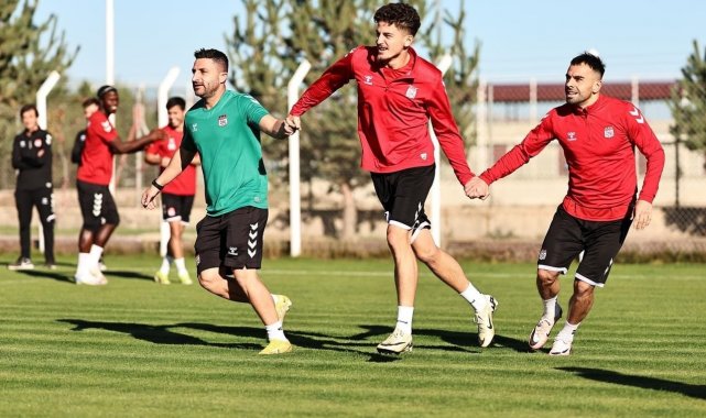 Sivasspor'da neşeli idman