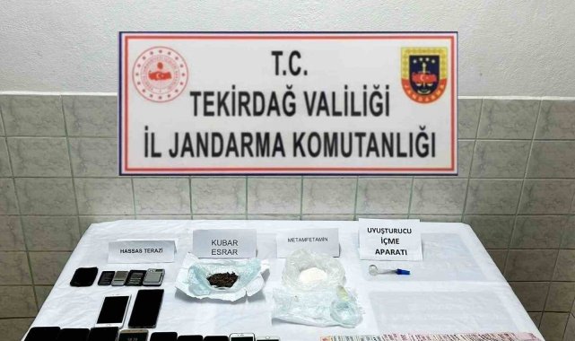 Tekirdağ'da kaçak alkol ve uyuşturucu operasyonu