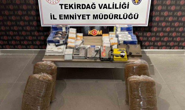 Tekirdağ'daki kaçakçılık operasyonunda 42 kişi hakkında yasal işlem başlatıldı