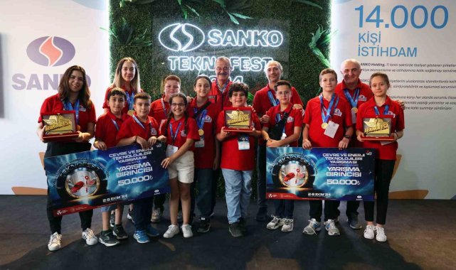 Teknofest Akdeniz'de en çevreci projeler ödüllendirildi