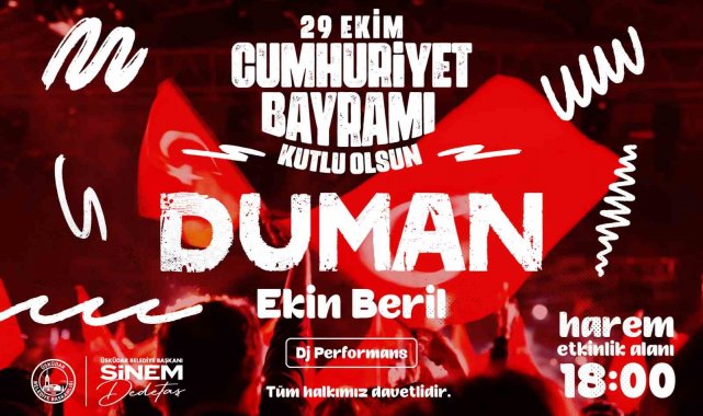 Üsküdar'da 29 Ekim coşkuyla kutlanacak
