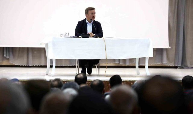 Vali Aydoğdu, muhtarlar ve esnaf temsilcileriyle toplantı yaptı