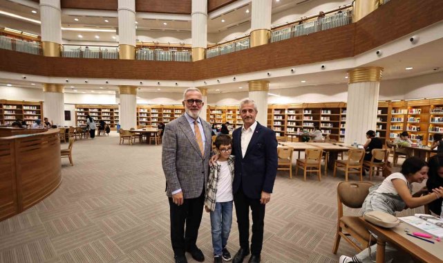 Yenişehirlioğlu'ndan Şahinbey Millet Kütüphanesine tam not