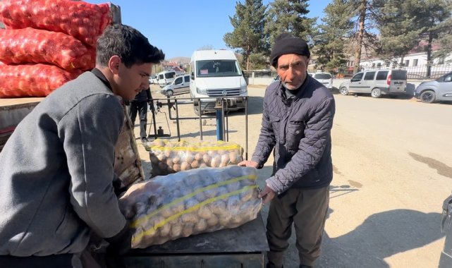 Yüksekova'da patates satışları başladı