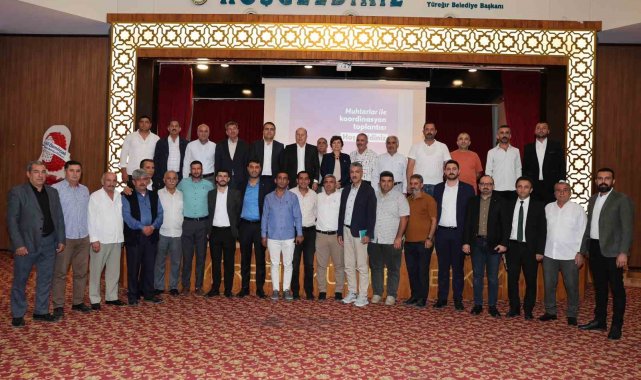 Yüreğir'in geleceği için muhtarlarla beyin fırtınası