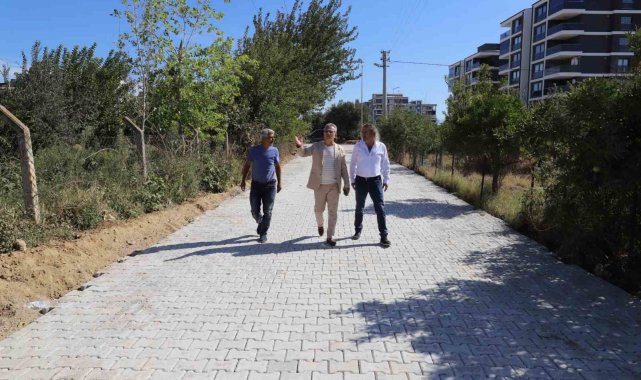 Zafer Mahallesi'ne 6 bin metrekare yol yapıldı