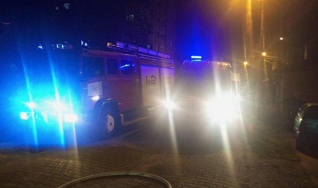 Zonguldak'ta ev yangını