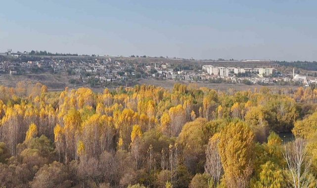 8 bin yıllık Hevsel Bahçeleri'nde renk cümbüşü dron ile görüntülendi