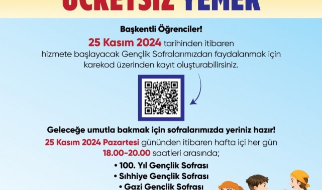 ABB'den öğrencilere ücretsiz yemek