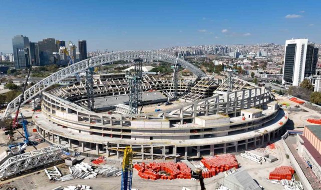 Ankara'nın yeni stadyum kompleksi hızla tamamlanıyor