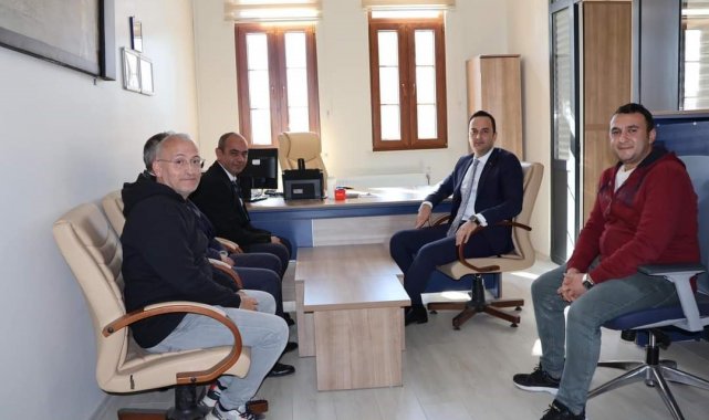 Aslanapa Kaymakamı Sezai Demirci'den veda ziyaretleri
