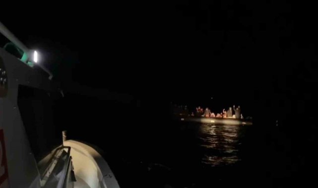 Aydın'da 28 düzensiz göçmen kurtarıldı