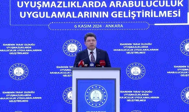Bakan Tunç: "Arabuluculuğa önem vermeye devam edeceğiz"