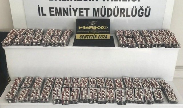 Balıkesir'de uyuşturucu operasyonu
