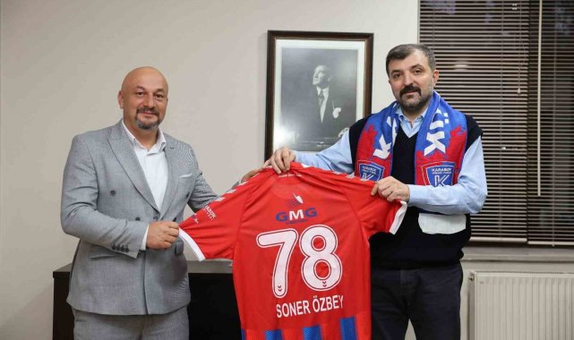 Başkan Aydım, KARDEMİR'in yeni ortağı Özbey'e hayırlı olsun dileklerini iletti
