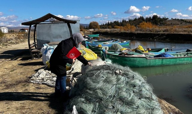 Beyşehir Gölü'ndeki su ürünleri denetimlerle korunuyor