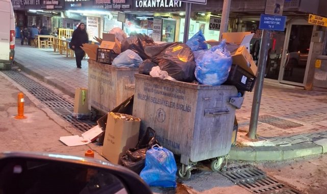 Bilecik'te çöp krizi yeniden başladı