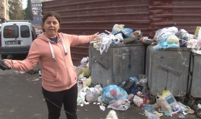 Buca'nın caddeleri çöp ve kokudan geçilmiyor