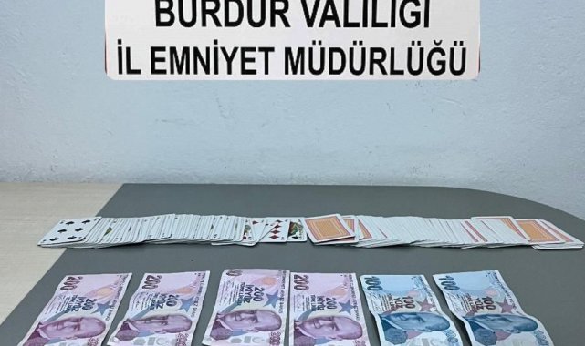 Burdur'da kumar oynandığı tespit edilen bir iş yeri kapatıldı