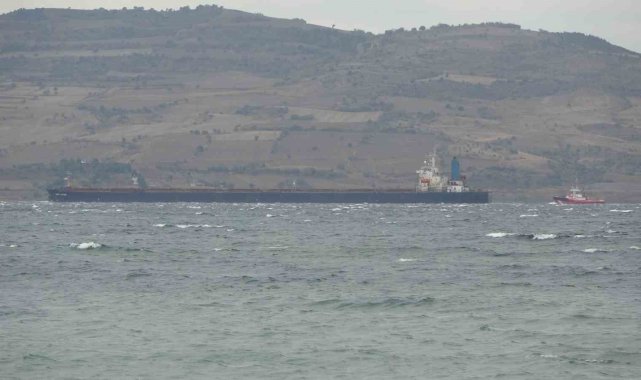 Çanakkale Boğazı'nda kuru yük gemisi arıza yaptı, boğaz çift yönlü trafiğe kapatıldı