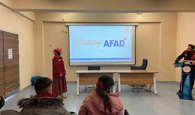 Diyadin'de afet farkındalık eğitimi