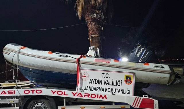 Göçmen kaçakçısı şüphelisi zodyak bot ile yakalandı