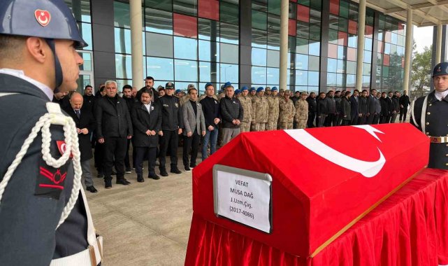 Hayatını kaybeden uzman çavuş için tören düzenlendi