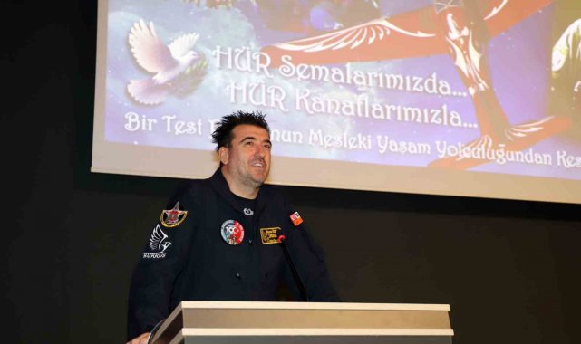 HÜRKUŞ Test Pilotu Özpala, tecrübelerini NEÜ öğrencileriyle paylaştı