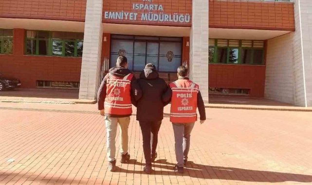 Isparta'da 14 yıl hapis cezasıyla aranan şahıs yakalandı