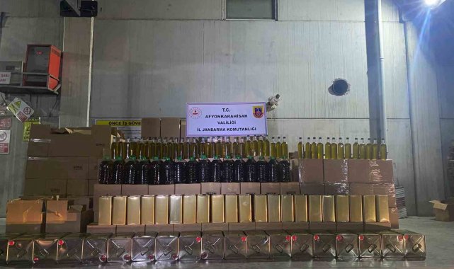 Jandarma 6 bin 319 litre sahte zeytinyağı ele geçirdi